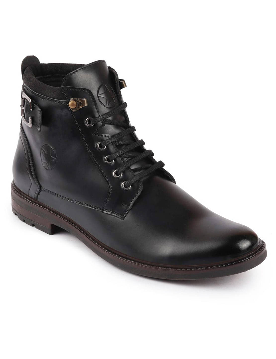     			Fausto - Black Men's Casual Boots