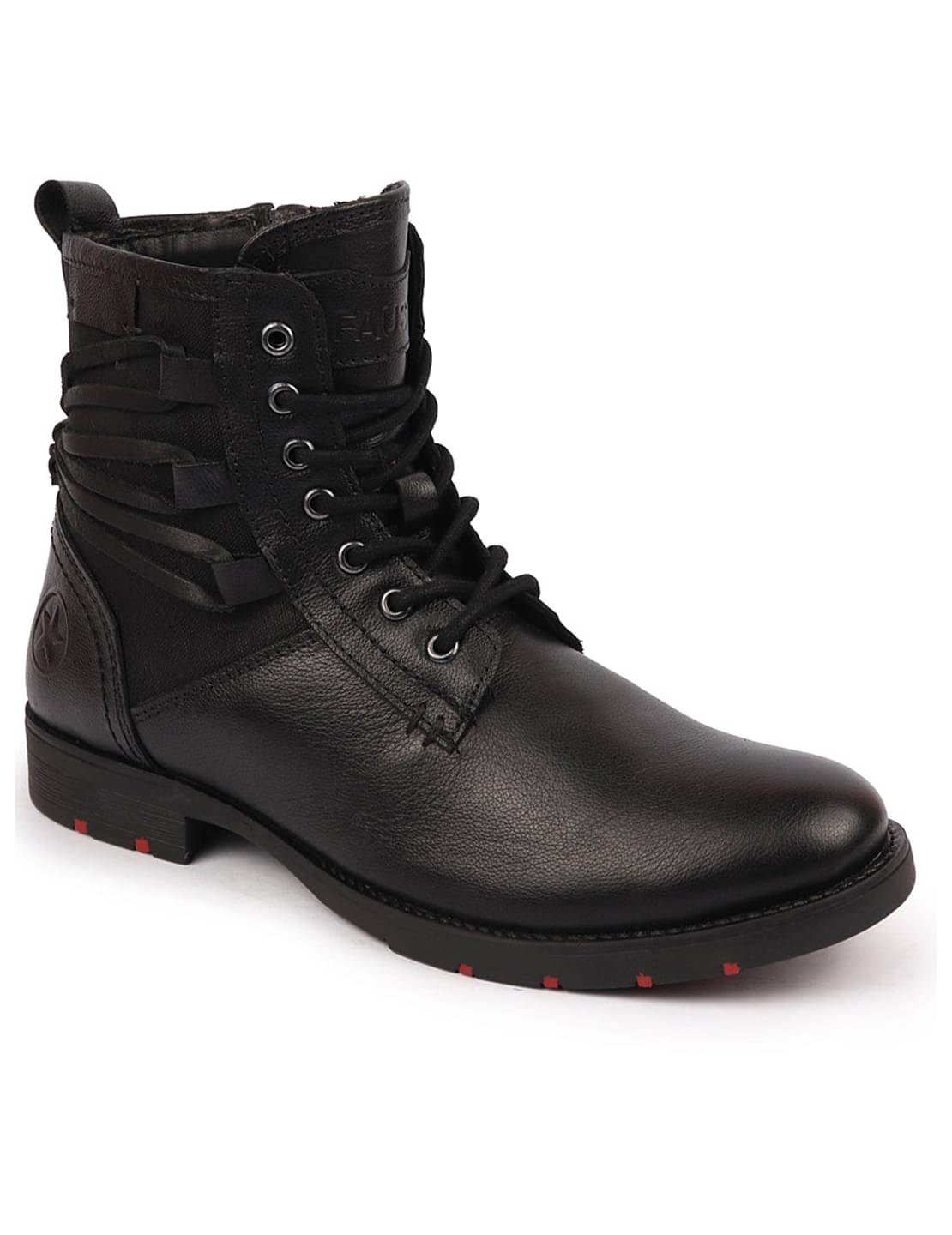     			Fausto - Black Men's Casual Boots