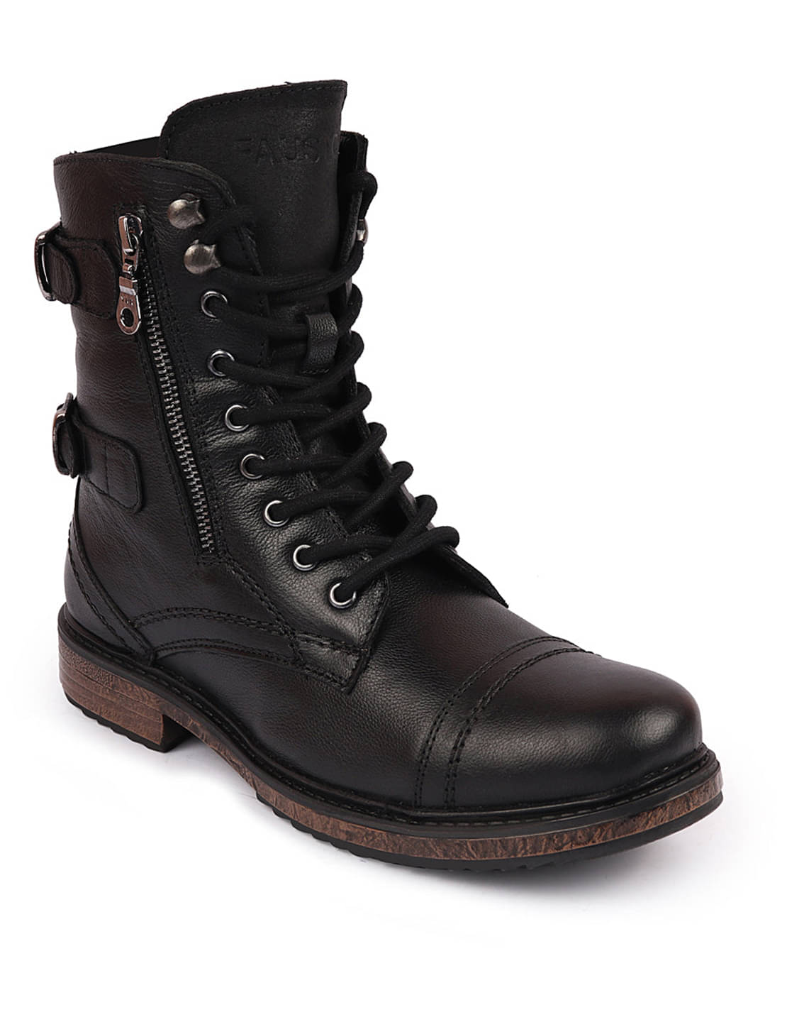 Fausto - Black Men's Casual Boots     			Fausto - Black Men's Casual Boots