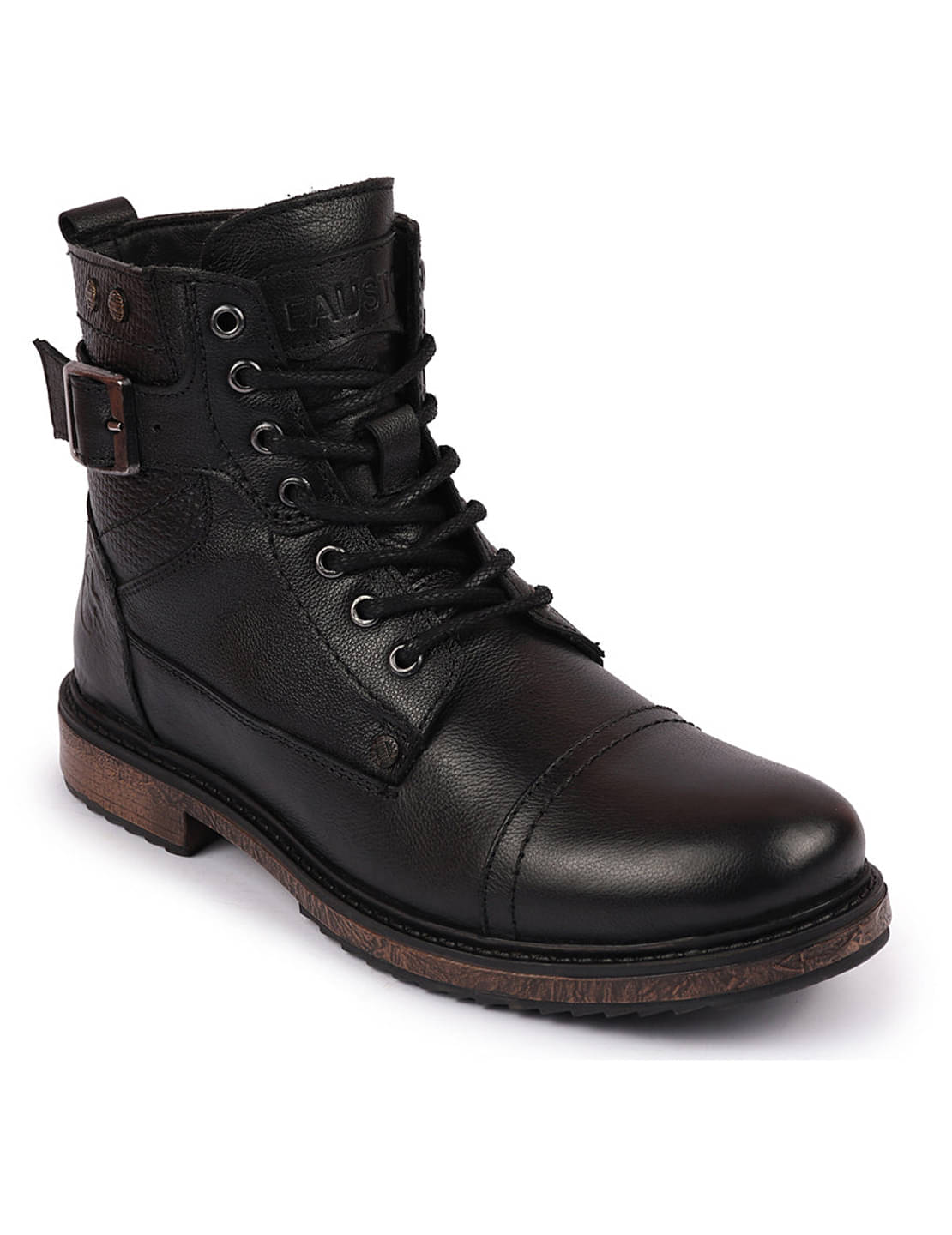     			Fausto - Black Men's Casual Boots
