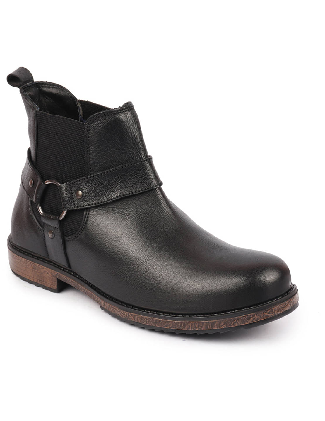 Fausto - Black Men's Chelsea Boots     			Fausto - Black Men's Chelsea Boots