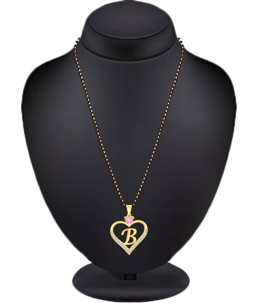 HEER COLLECTION - Golden Mangalsutra ( Pack of 1 )