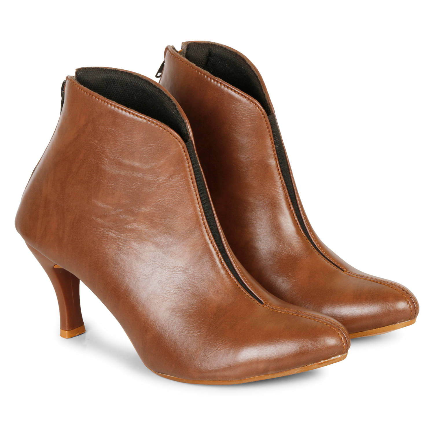     			Ishransh - Brown Women's Pumps Heels