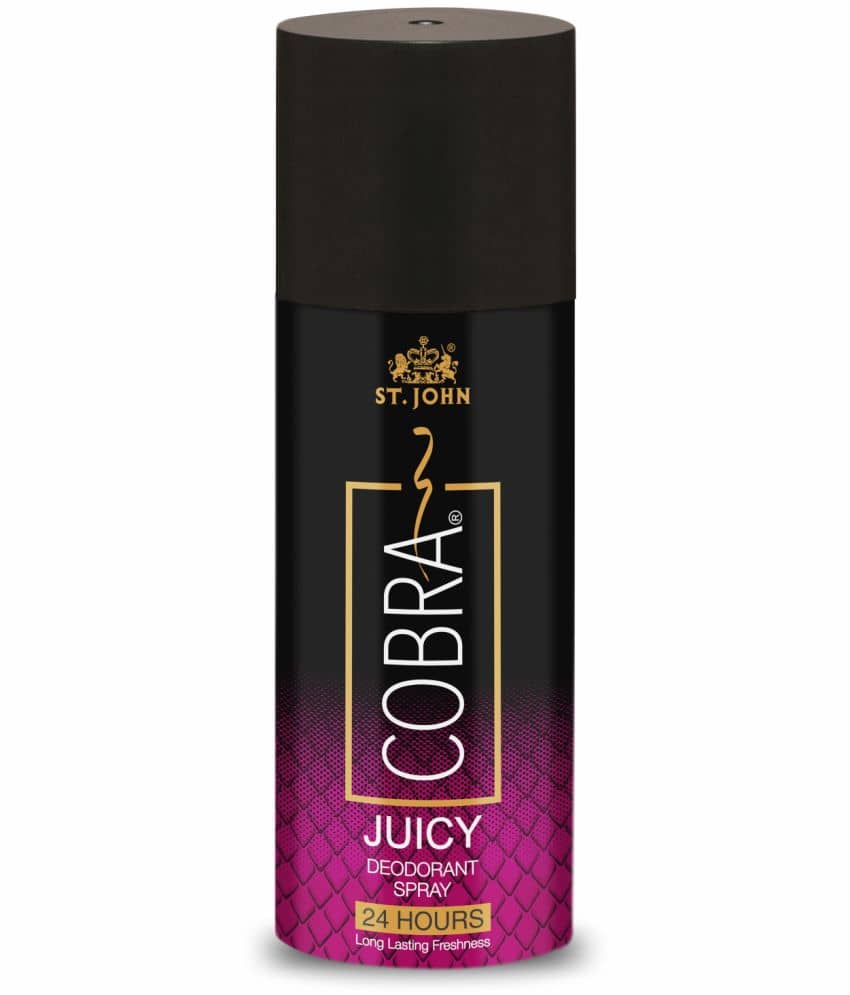 ST.JOHN Cobra Long-Lasting Deodorant Juicy 150ml Deodorant Spray for Men 150ml - Pack of 1
