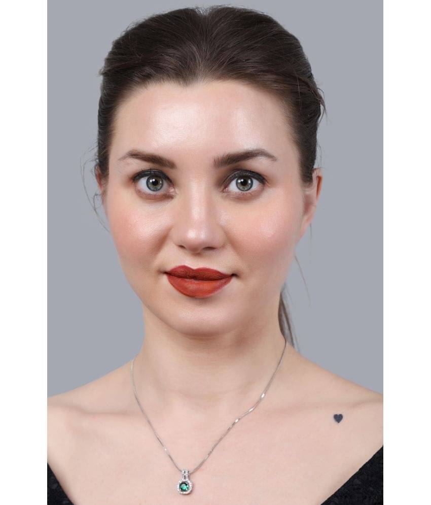 Sunhari Jewels Green Pendant ( Pack of 1 )     			Sunhari Jewels Green Pendant ( Pack of 1 )