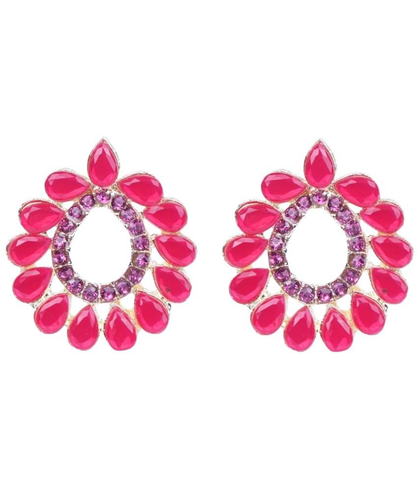     			Sunhari Jewels - Multi Color Stud Earrings ( Pack of 1 )
