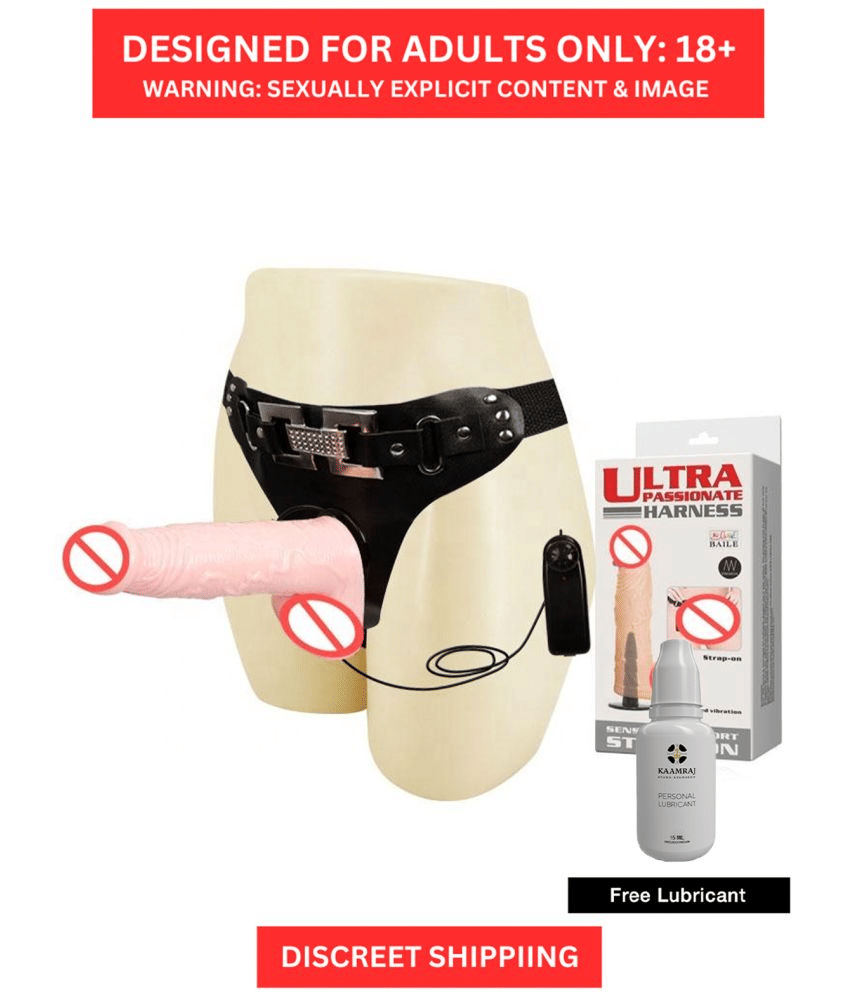 Ultra-Realistic Feel Vibrating Dildo with Adjustable Strap-On for Long Lasting Satisfaction