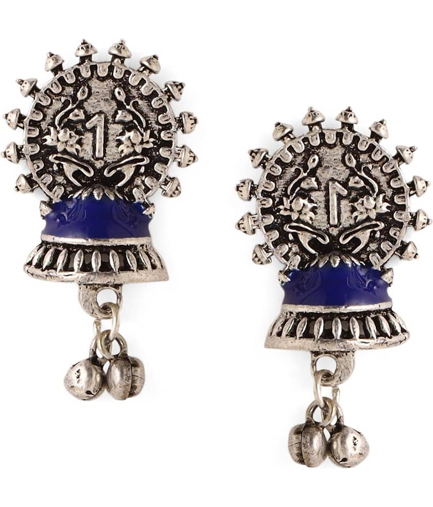 VIRAASI - Blue Stud Earrings ( Pack of 1 ) - Earrings | Buy online on ZillyBuy