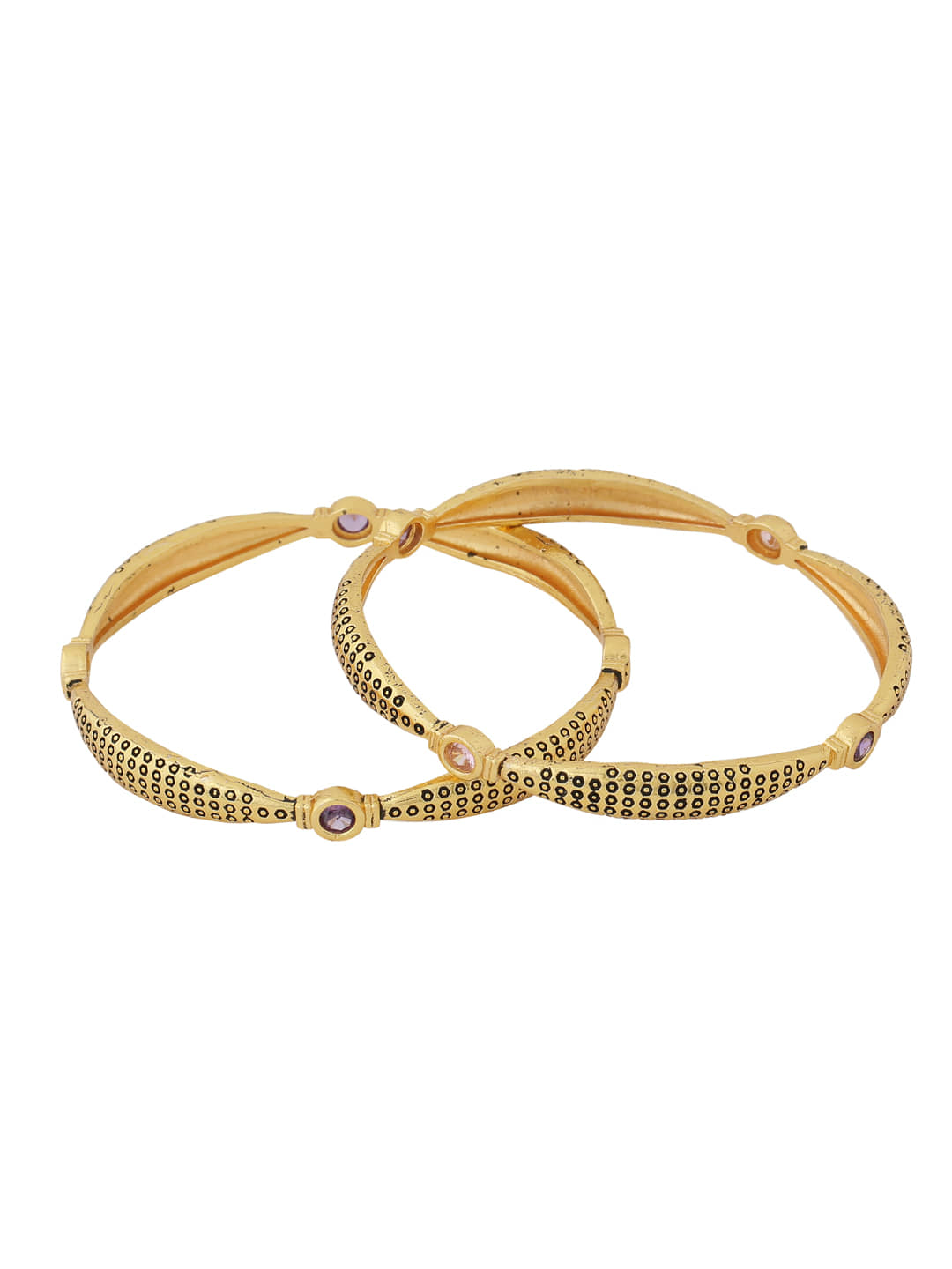 VIRAASI - Gold Bangle Set ( Pack of 1 ) - Bangles & Bracelets | Buy online on ZillyBuy