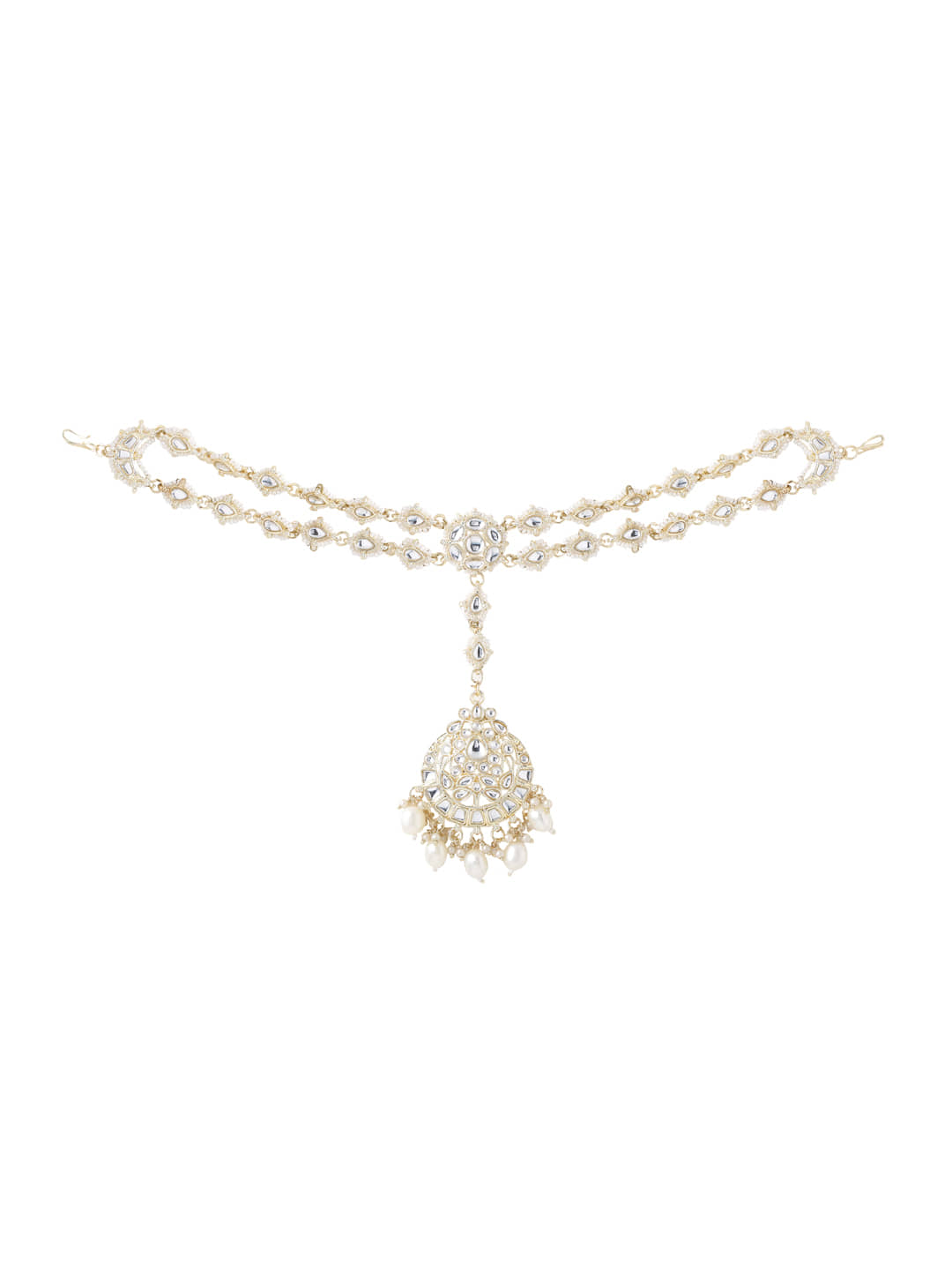 VIRAASI - Gold Maang Tikka ( Pack of 1 ) - Jewellery Sets | Buy online on ZillyBuy