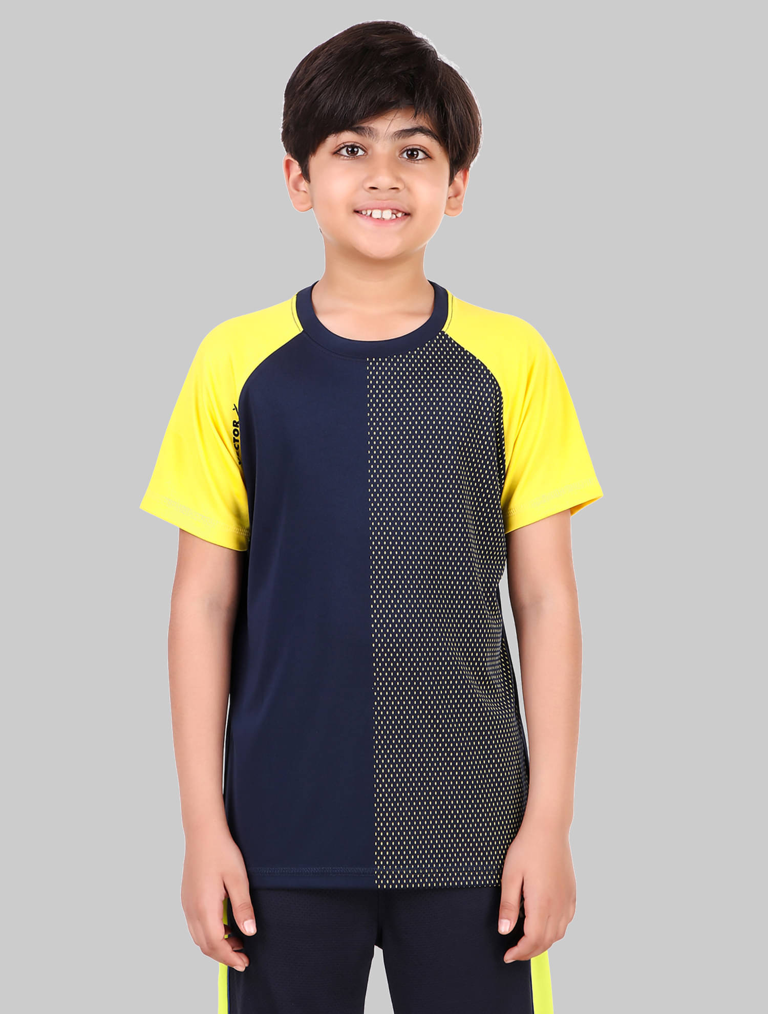     			Vector X Pack of 3 Boys Polyester T-Shirt ( Navy )