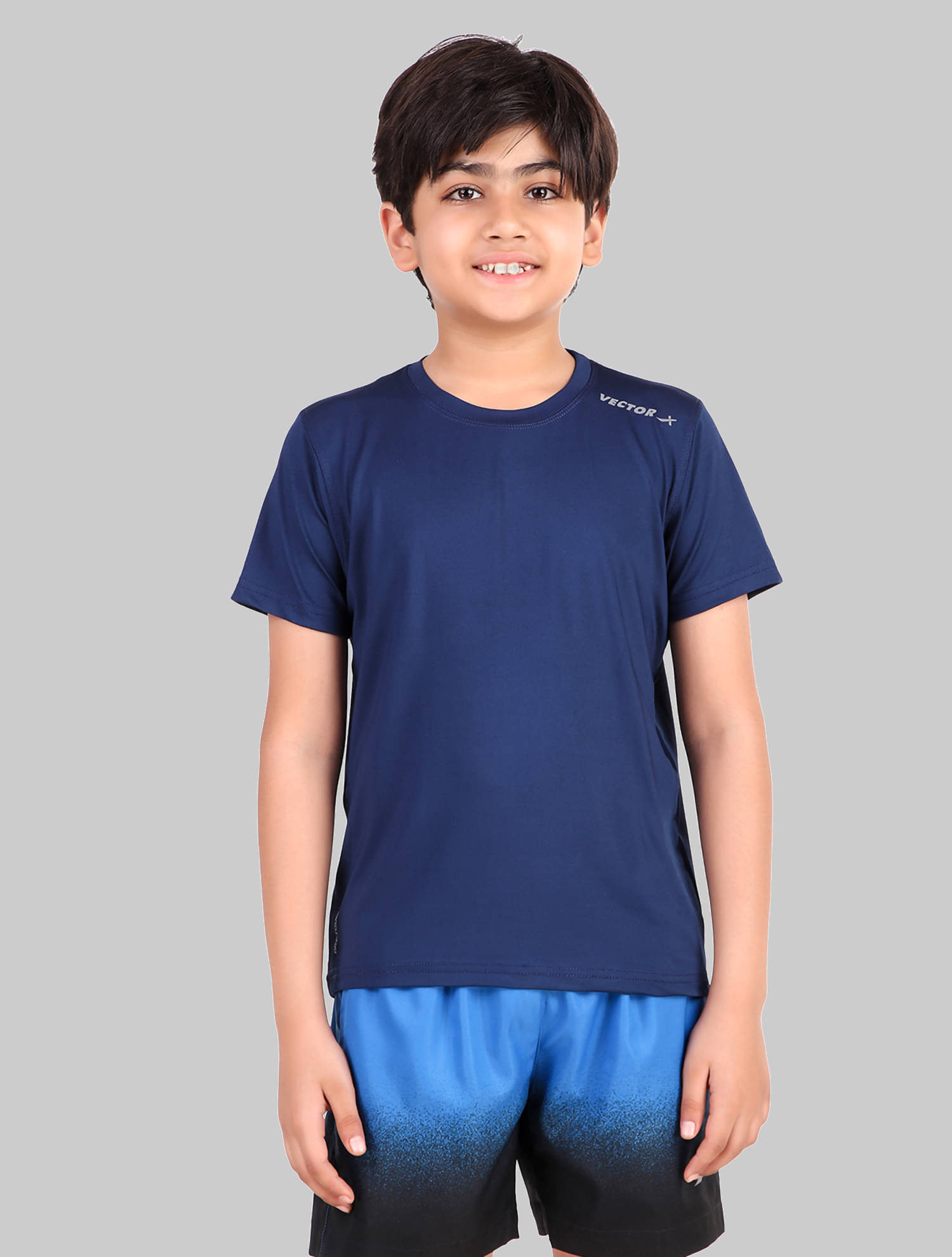     			Vector X Pack of 1 Boys Polyester T-Shirt ( Navy )