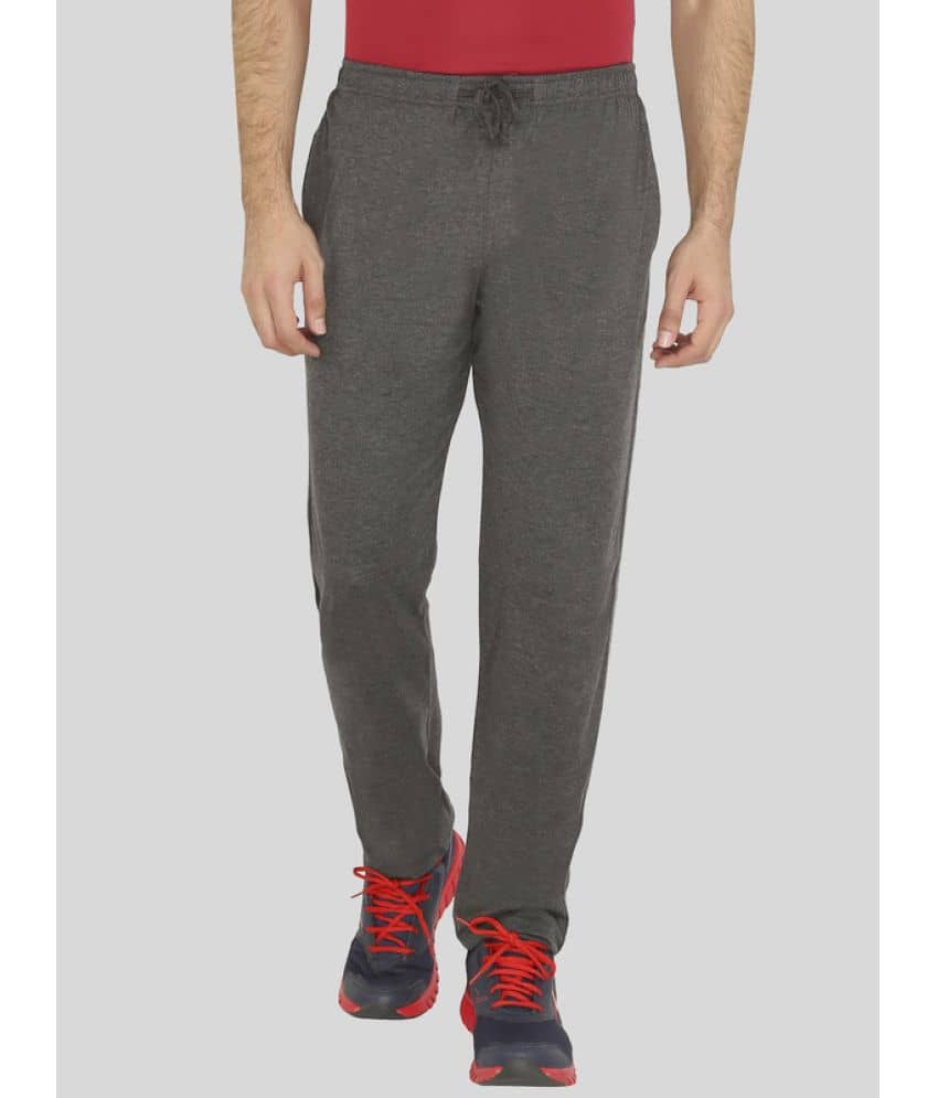 Allocate - Grey Cotton Blend Men's Trackpants ( Pack of 1 ) - Track Pants | Buy online on ZillyBuy