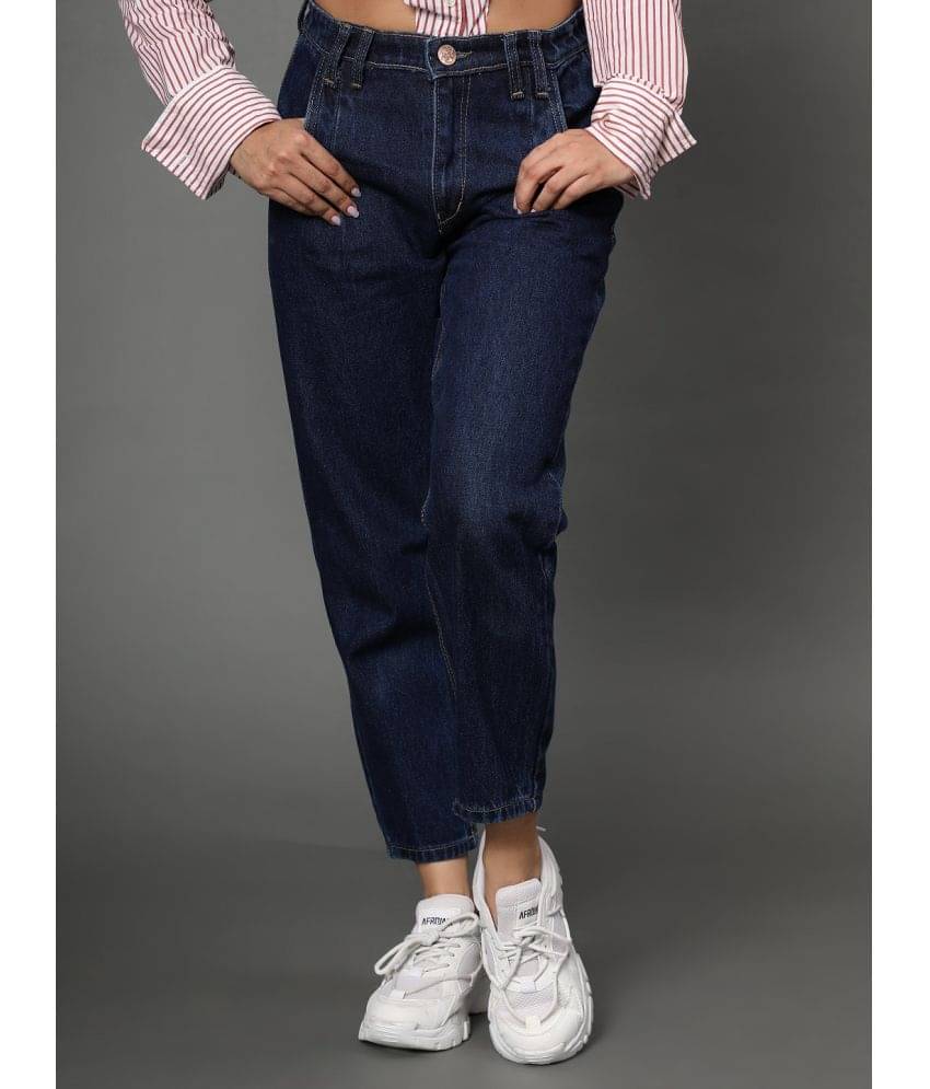     			AngelFab - Blue Denim Straight Fit Women's Jeans ( Pack of 1 )