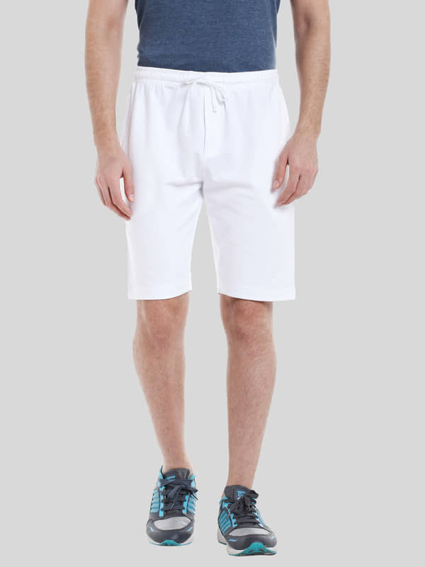 Avoq - White Cotton Blend Men's Shorts ( Pack of 1 ) - Shorts | Buy online on ZillyBuy