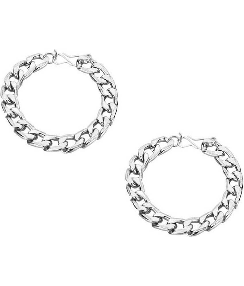 Beauden - Silver Bracelet ( Pack of 2 ) - Bangles & Bracelets | Buy online on ZillyBuy