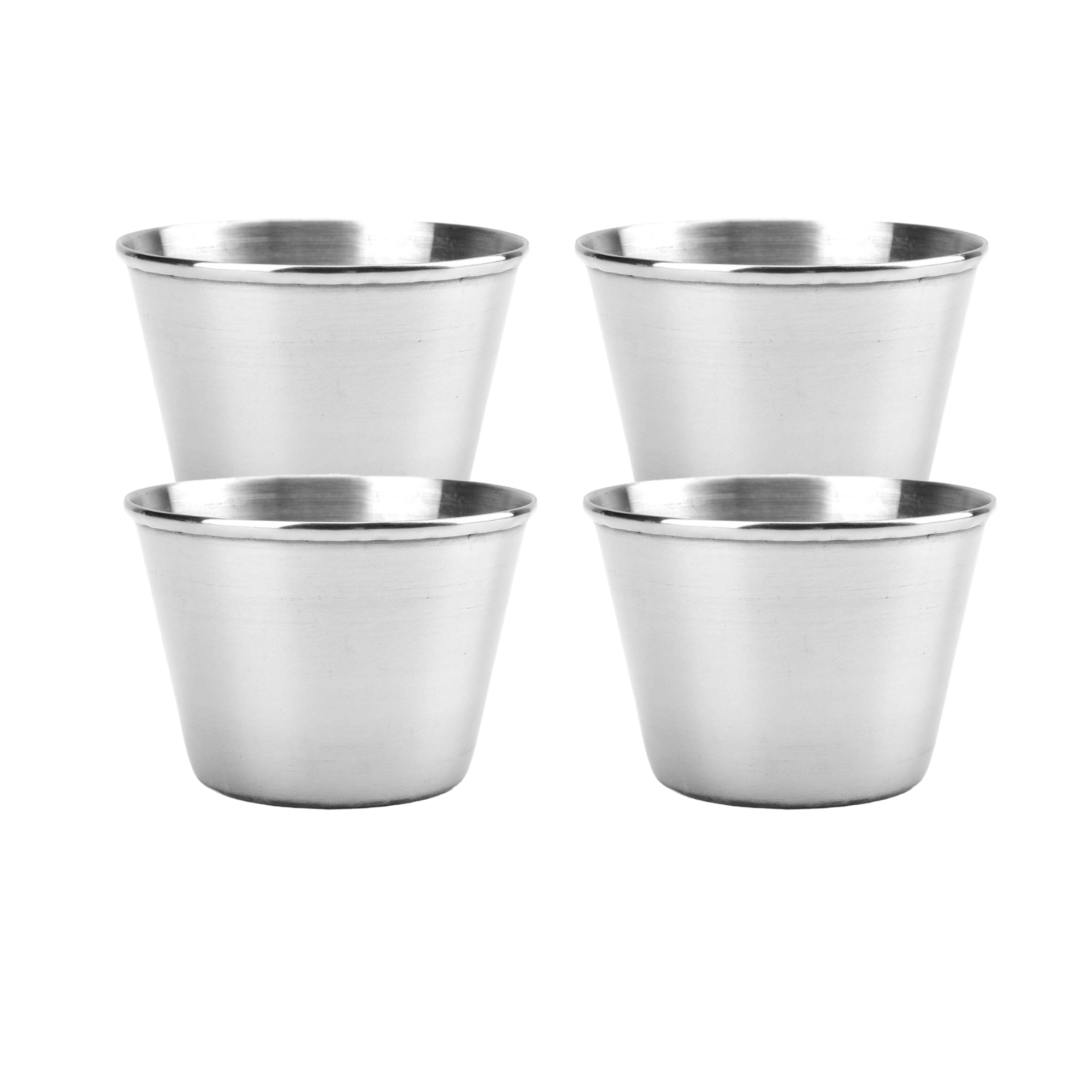 HomePro - Sauce Cup Stainless Steel Chip&Dip Bowl 75 mL ( Set of 4 ) HomePro - Sauce Cup Stainless Steel Chip&Dip Bowl 75 mL ( Set of 4 )
