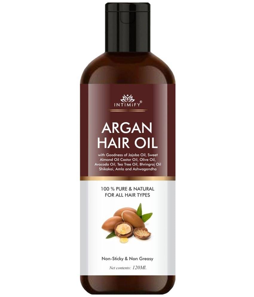     			Intimify Argan Hair Oil, Dandruff Control Herbal Hair Oil, Anti Hair Fall Argan Oil, 120 ml