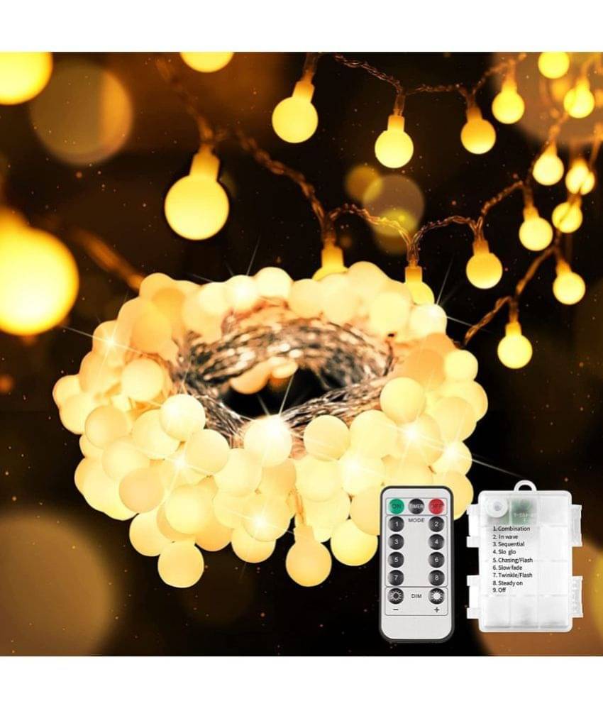 MIRADH - Off White 5Mtr String Light ( Pack of 1 ) MIRADH - Off White 5Mtr String Light ( Pack of 1 )