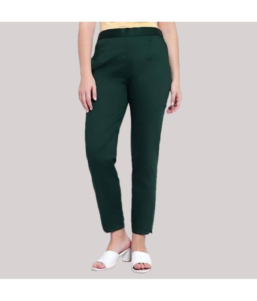     			PP Kurtis - Green Lycra Straight Women's Formal Pants ( Pack of 1 )