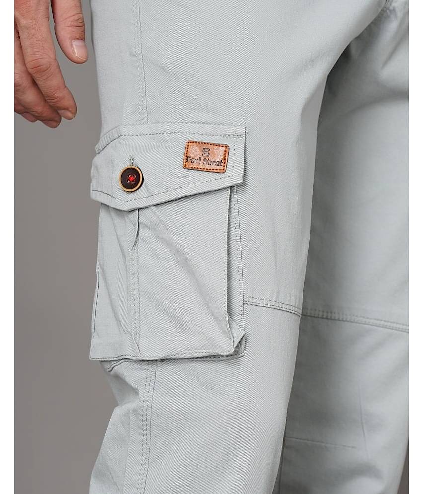Paul Street Grey Slim Cargos ( Pack of 1 )