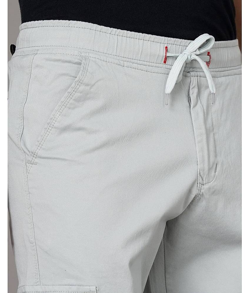 Paul Street Grey Slim Cargos ( Pack of 1 )