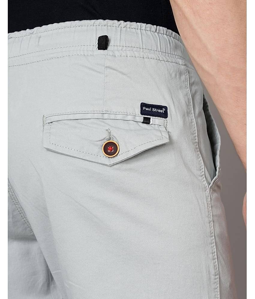 Paul Street Grey Slim Cargos ( Pack of 1 )
