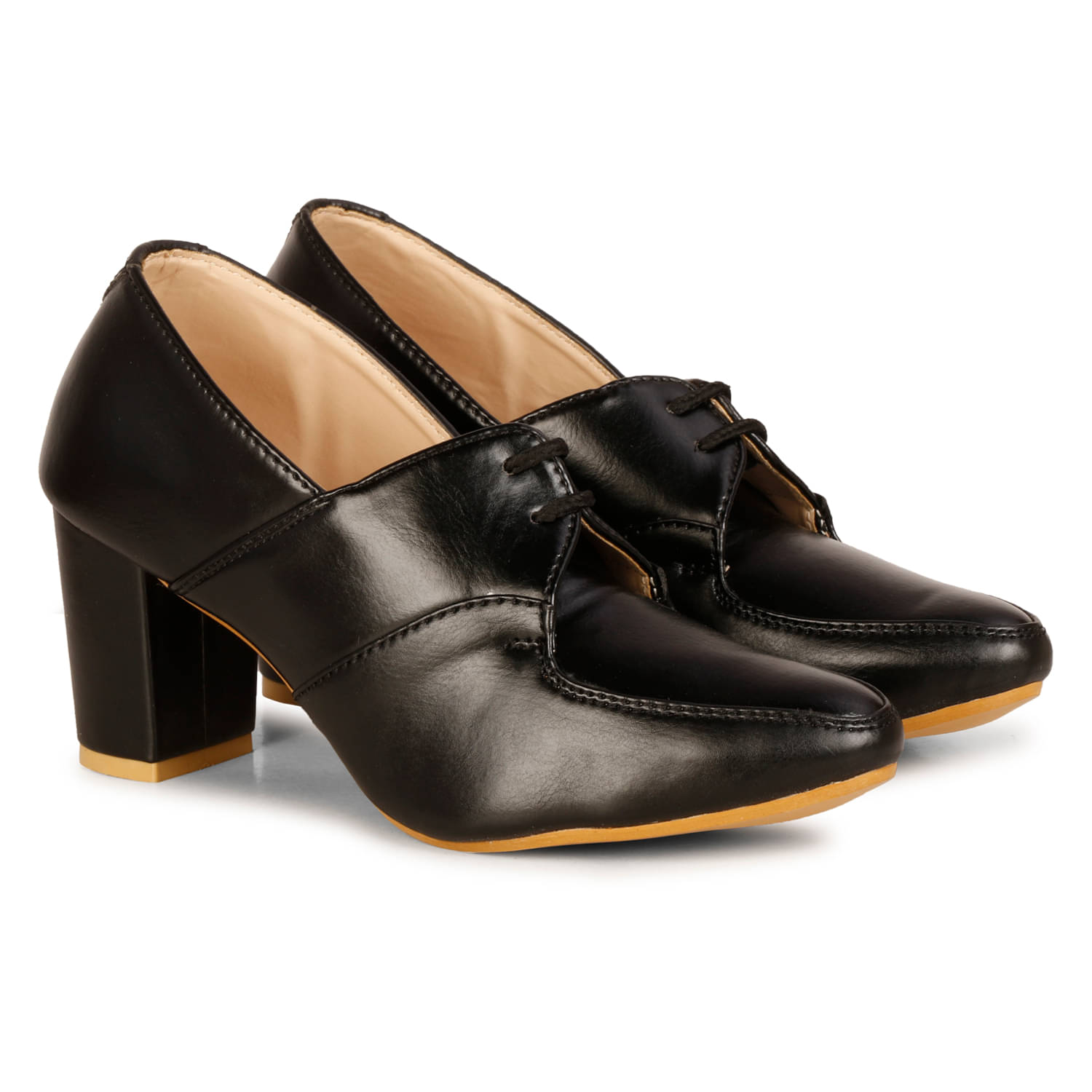     			Saheb - Black Women's Pumps Heels