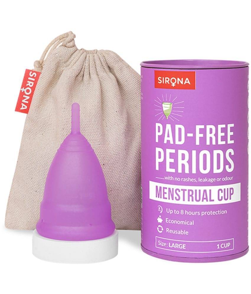 Sirona - Silicone Reusable Menstrual Cup Large ( Pack of 1 ) Sirona - Silicone Reusable Menstrual Cup Large ( Pack of 1 )