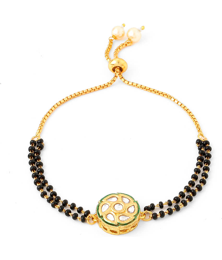 VIRAASI - Gold Bracelet ( Pack of 1 ) - Bangles & Bracelets | Buy online on ZillyBuy