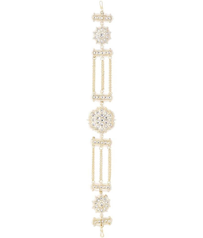 VIRAASI - Gold Hair Accessories ( Pack of 1 ) - Jewellery Sets | Buy online on ZillyBuy