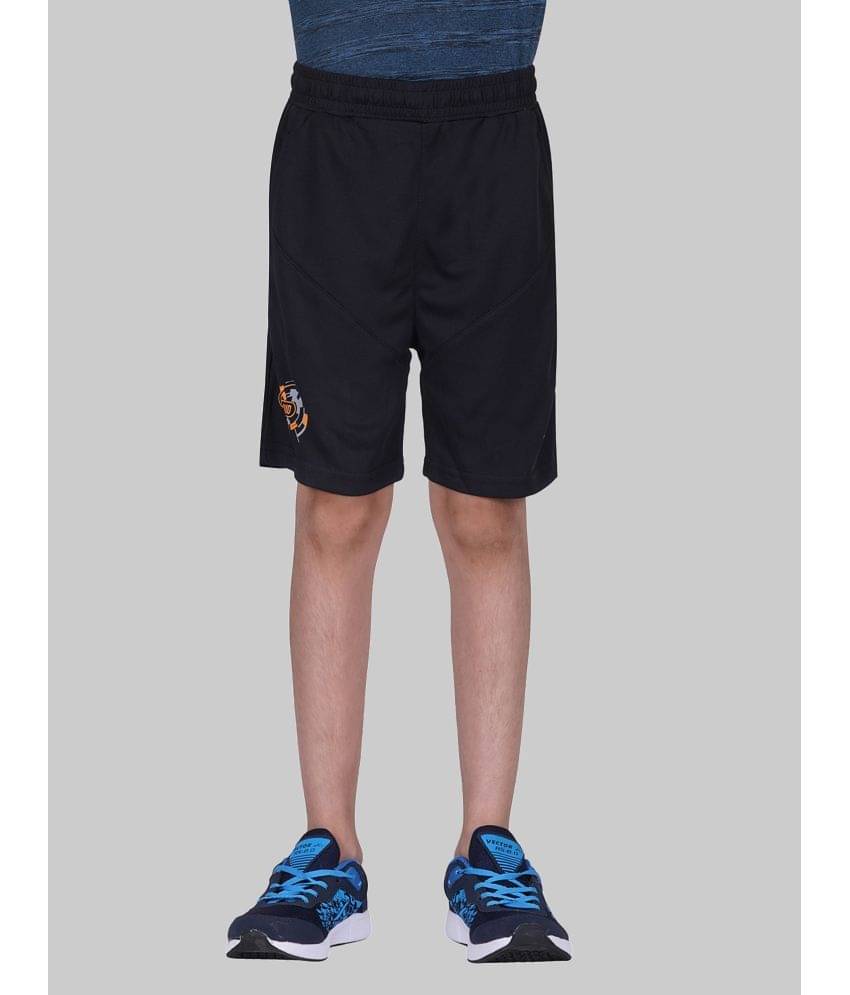     			Vector X Pack of 1 Polyester Shorts For Boys ( Black )