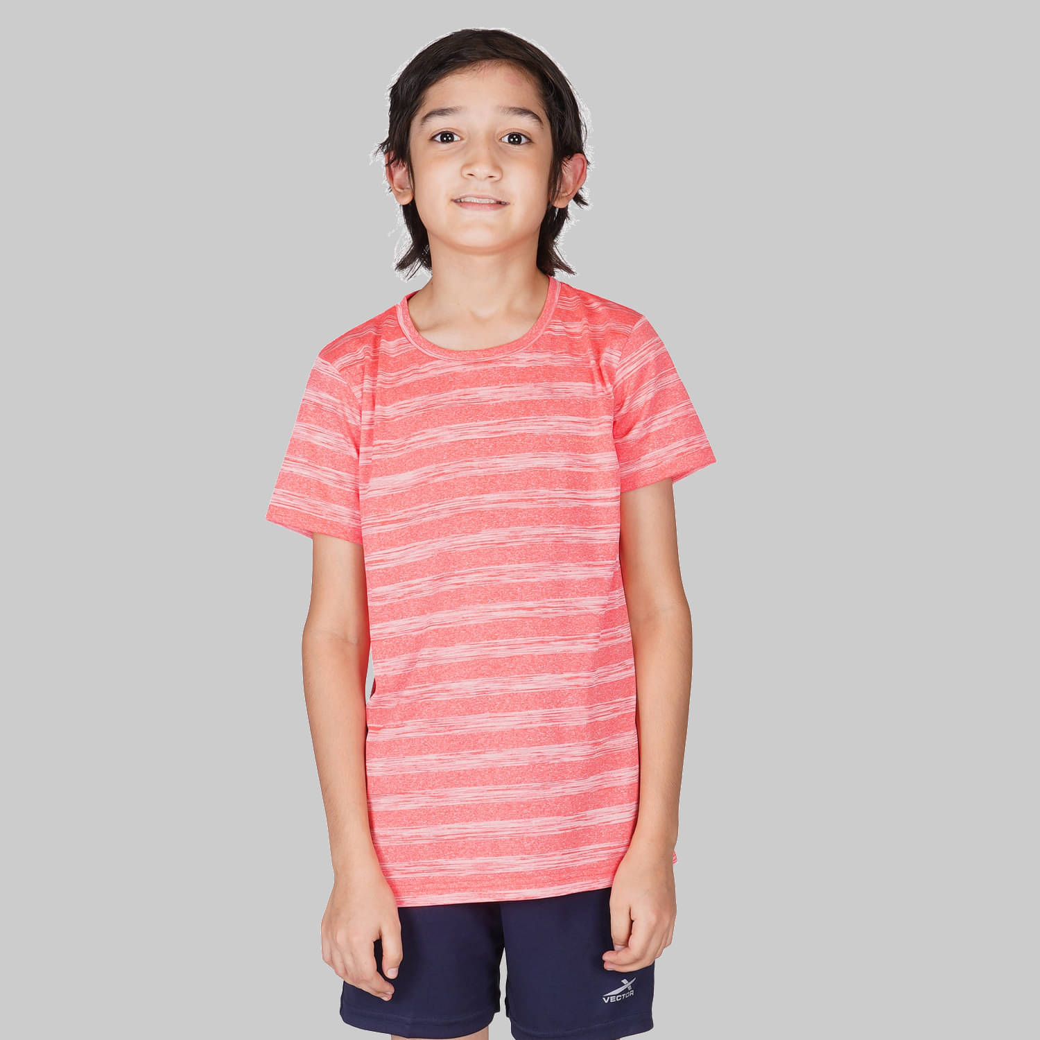     			Vector X Pack of 1 Boys Polyester T-Shirt ( Coral )