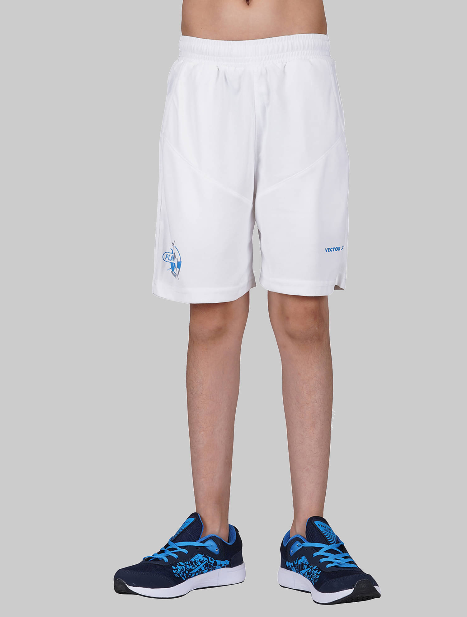     			Vector X Pack of 1 Polyester Shorts For Boys ( White )