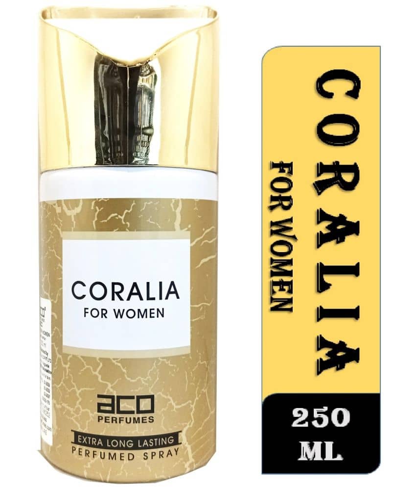 aco perfumes - Aco CORALIA Women Perfumed Body Spray . Perfume Body Spray for Women 250 ml ( Pack of 1 )