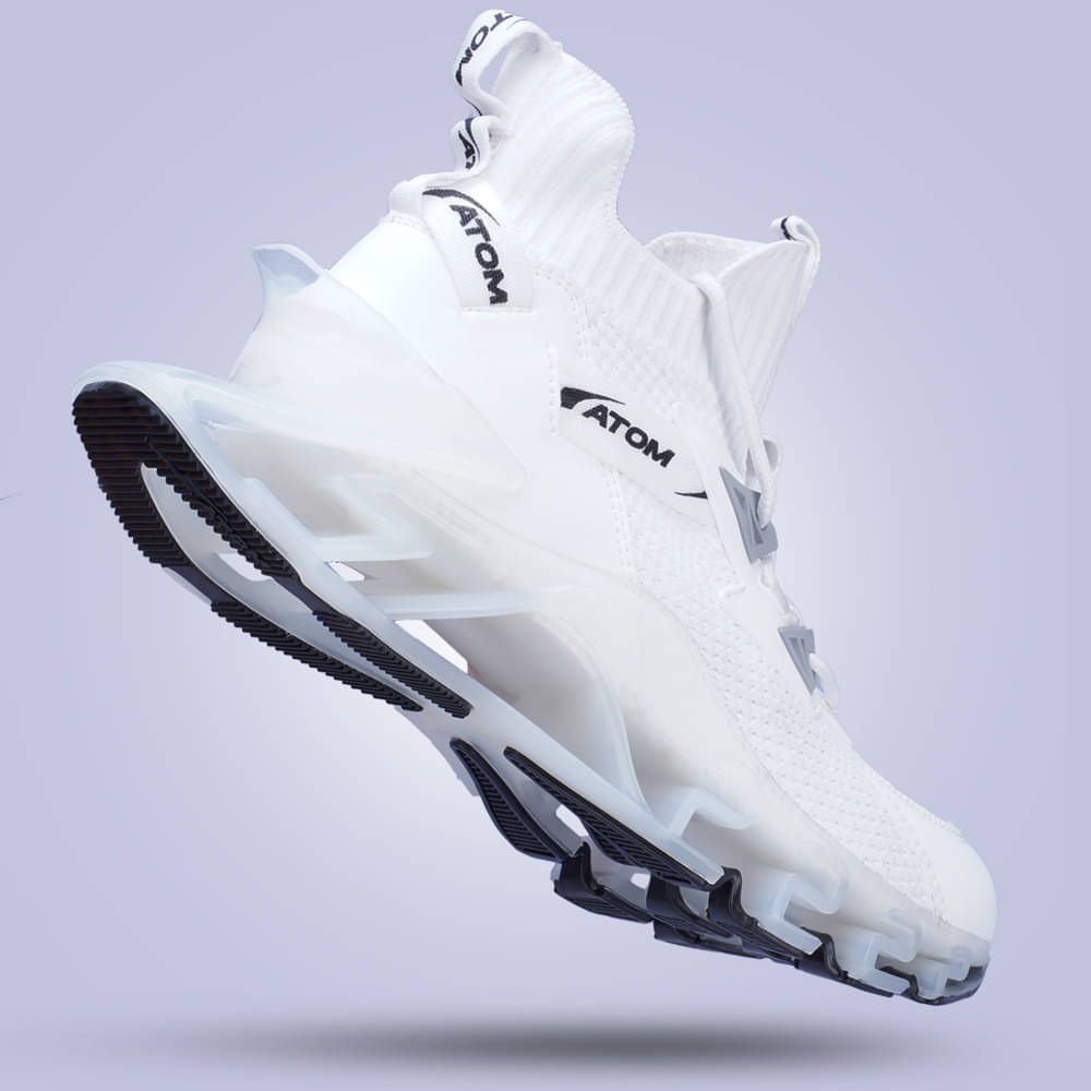     			ATOM Spring Edge Alpha 2 White Men's Sneakers