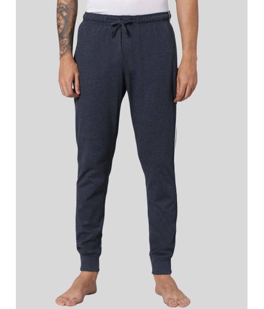 Avoq - Blue Cotton Blend Men's Joggers ( Pack of 1 ) Avoq - Blue Cotton Blend Men's Joggers ( Pack of 1 )