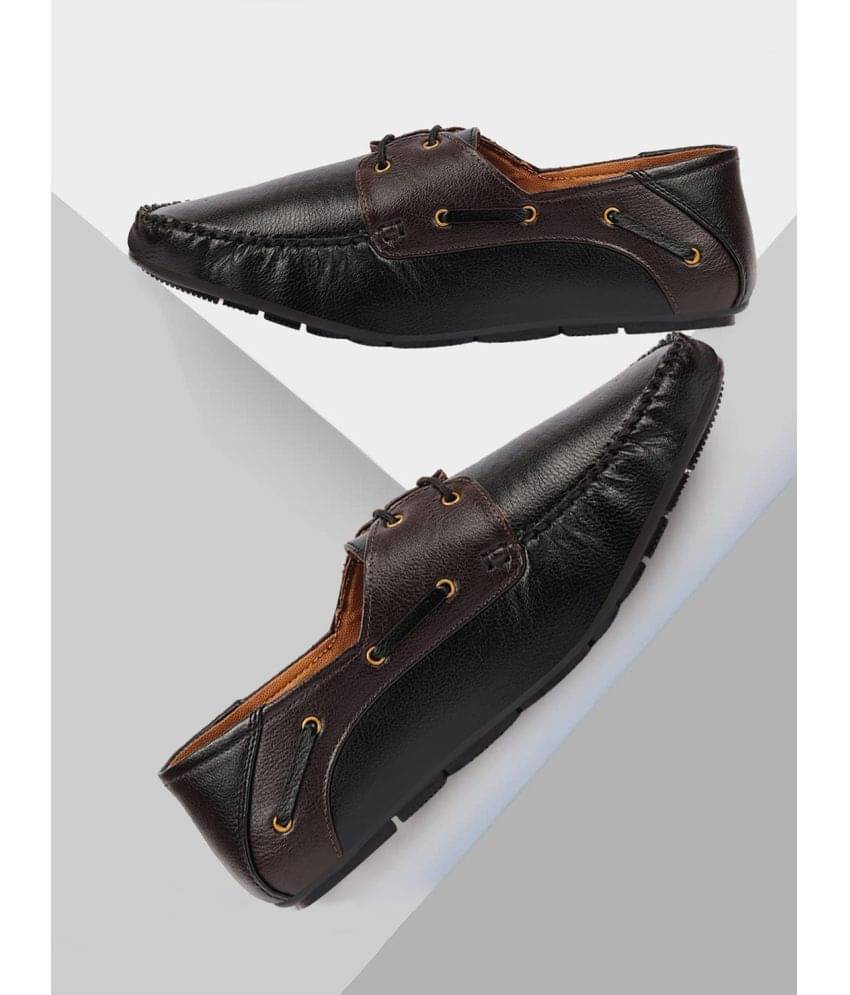 Fausto - Black Men's Boat Shoes Fausto - Black Men's Boat Shoes