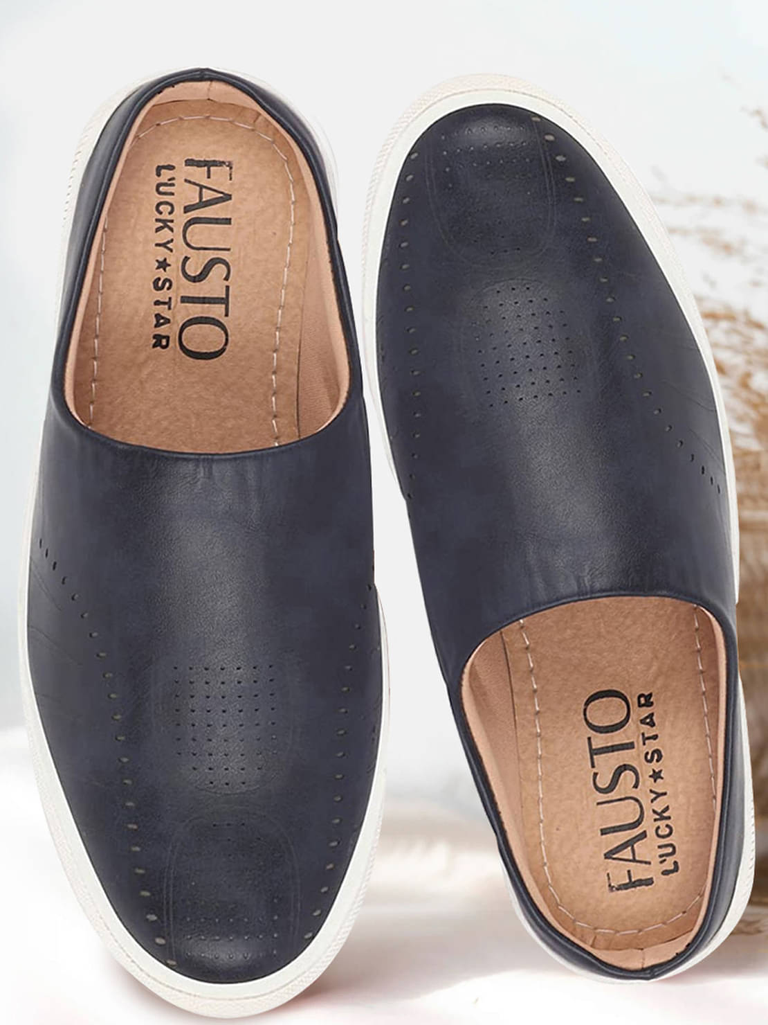 Fausto - Blue Men's Slip-on Shoes Fausto - Blue Men's Slip-on Shoes
