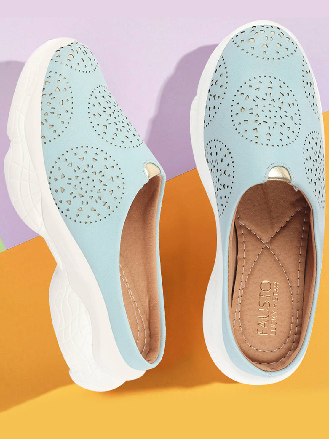     			Fausto - Blue Women's Slip On