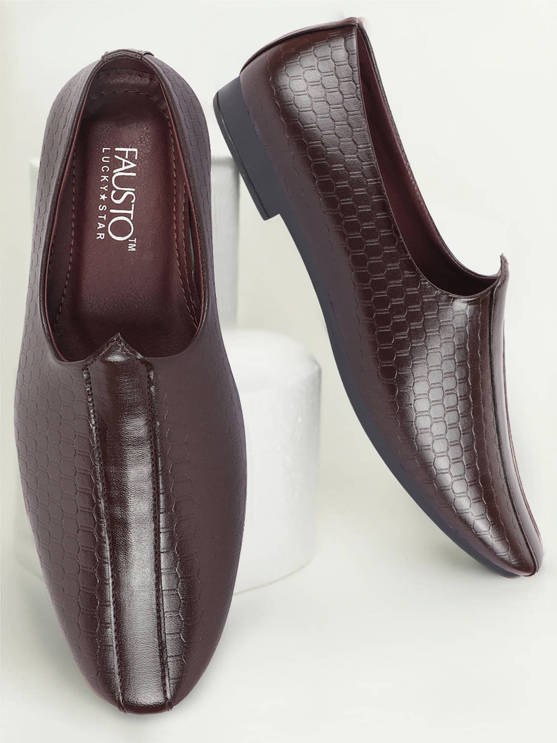     			Fausto Brown Men's Jutti