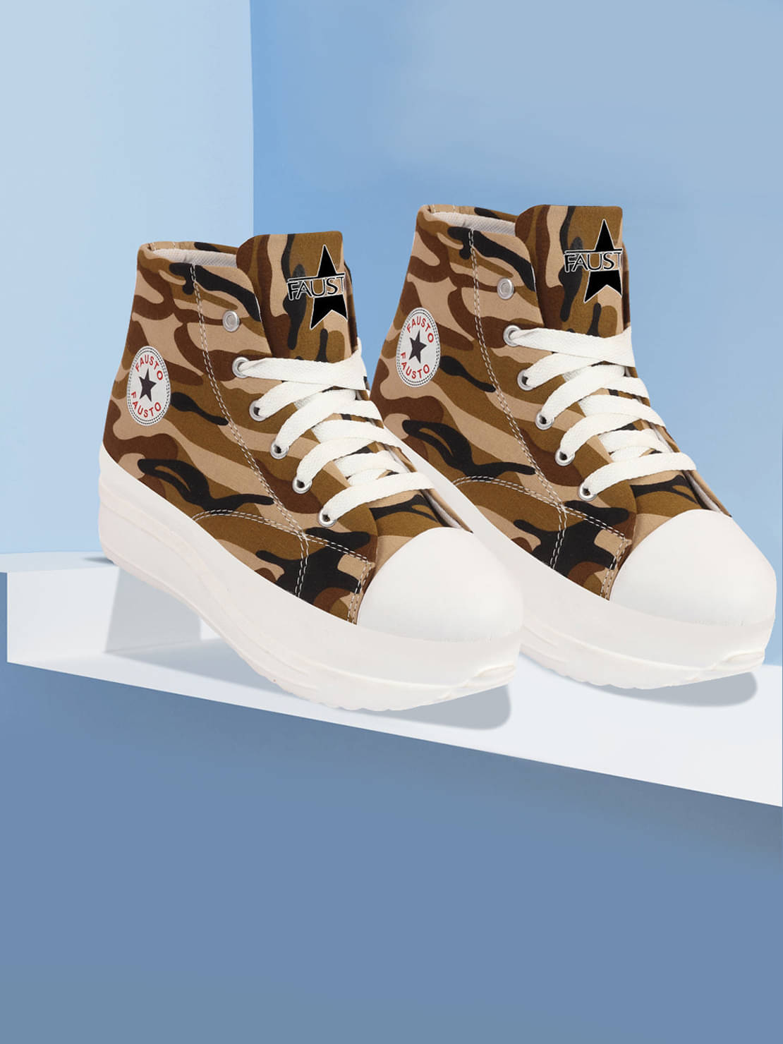 Fausto - Brown Women's Sneakers Fausto - Brown Women's Sneakers