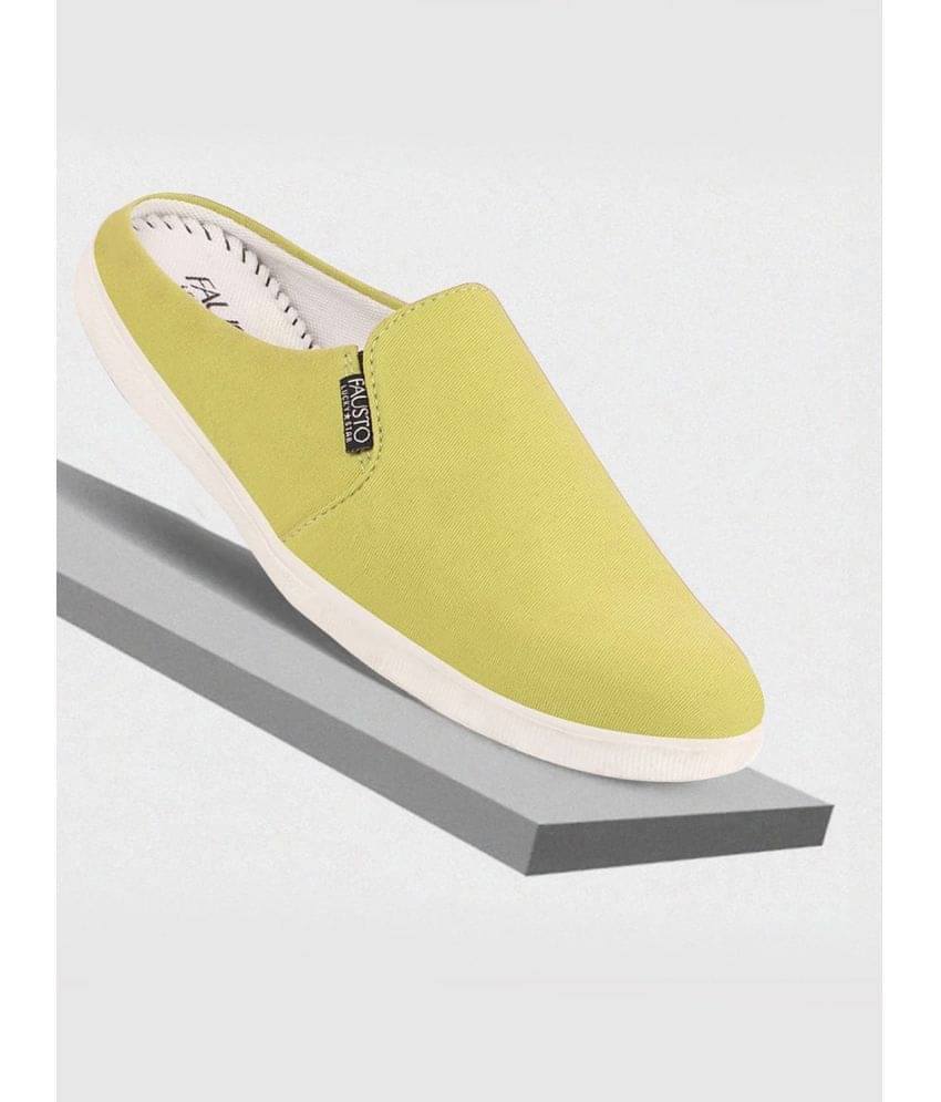 Fausto - Green Men's Slip-on Shoes     			Fausto - Green Men's Slip-on Shoes