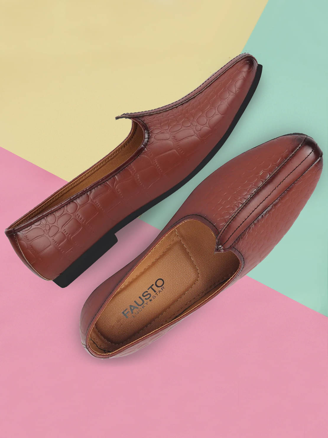     			Fausto - Tan Men's Jutti