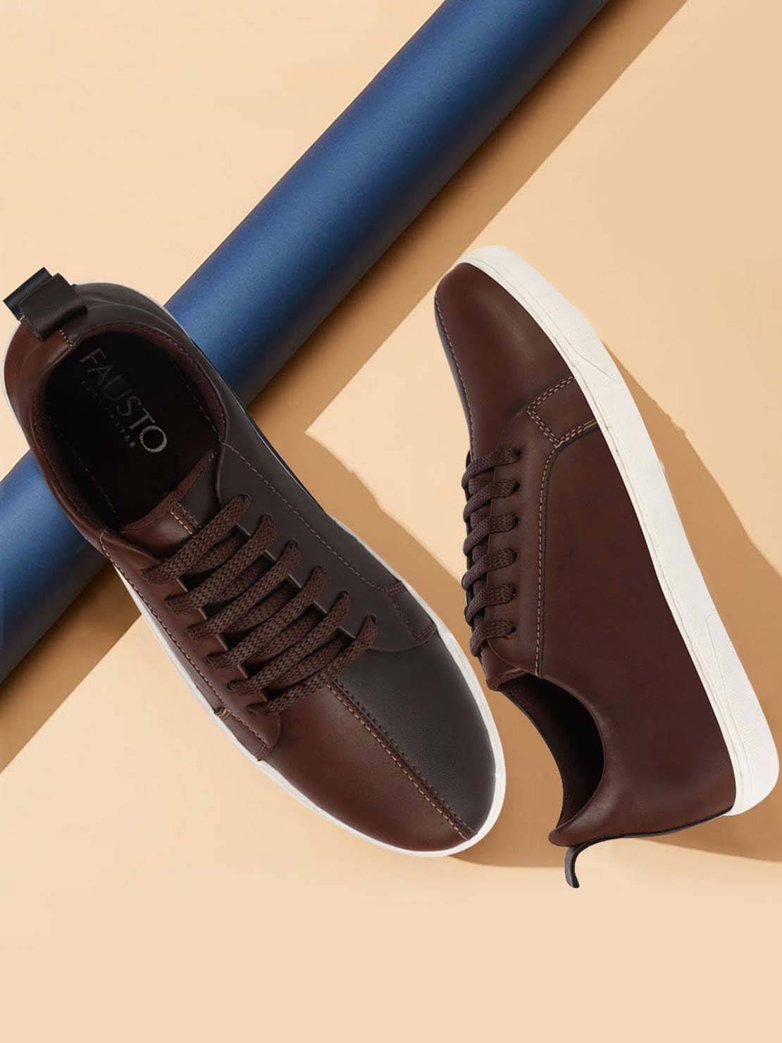Fausto - Tan Men's Sneakers Fausto - Tan Men's Sneakers