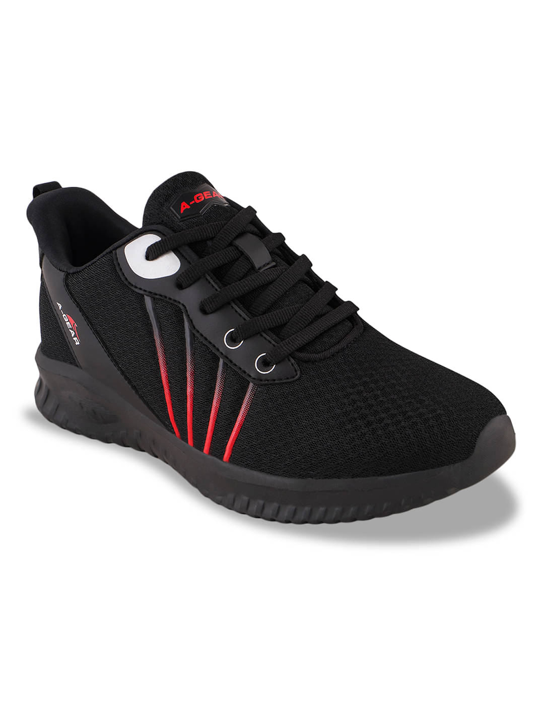     			Campus - AGR-008 Black Men's Sports Running Shoes