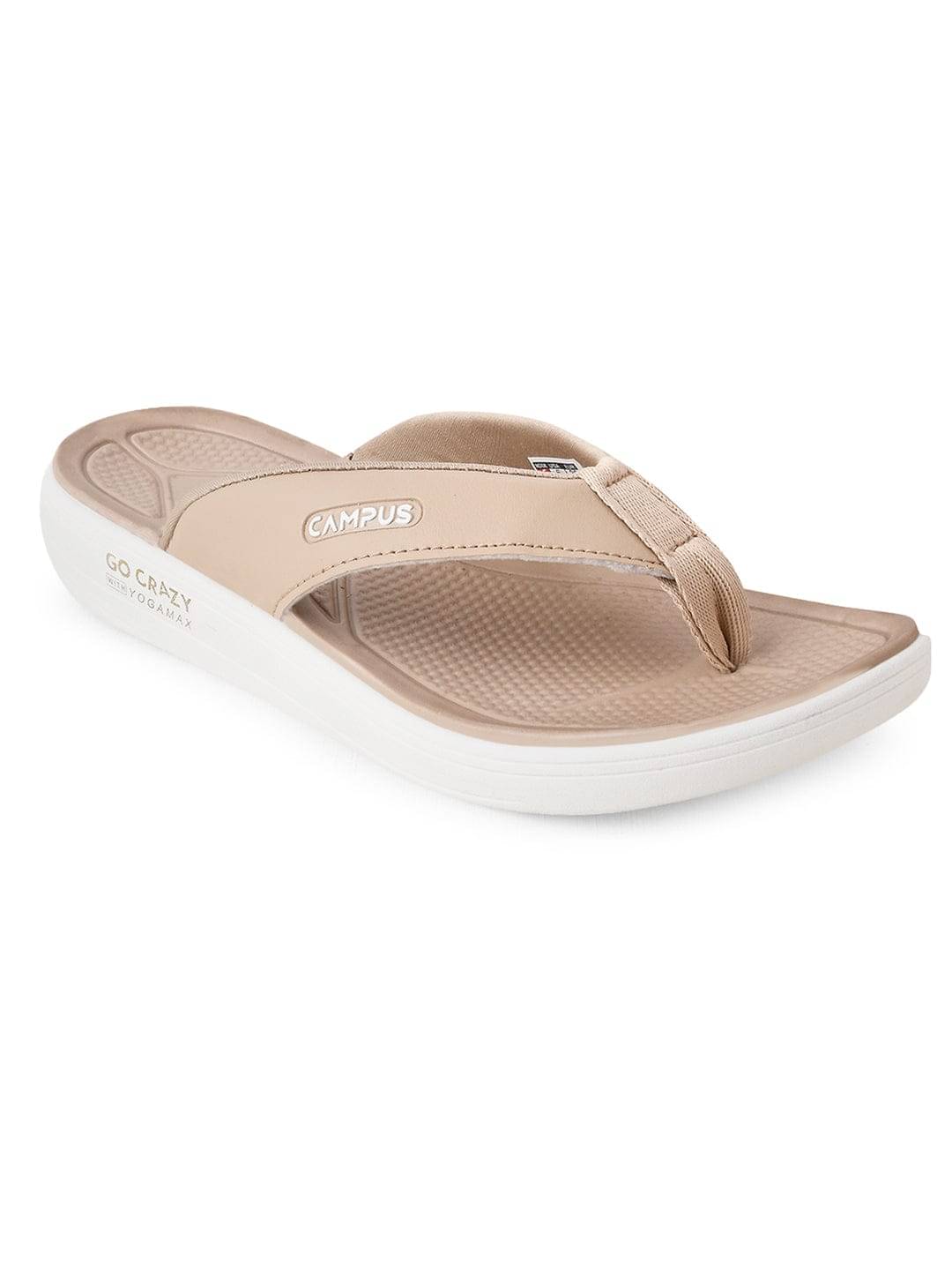 Campus - Beige Women's Thong Flip Flop     			Campus - Beige Women's Thong Flip Flop