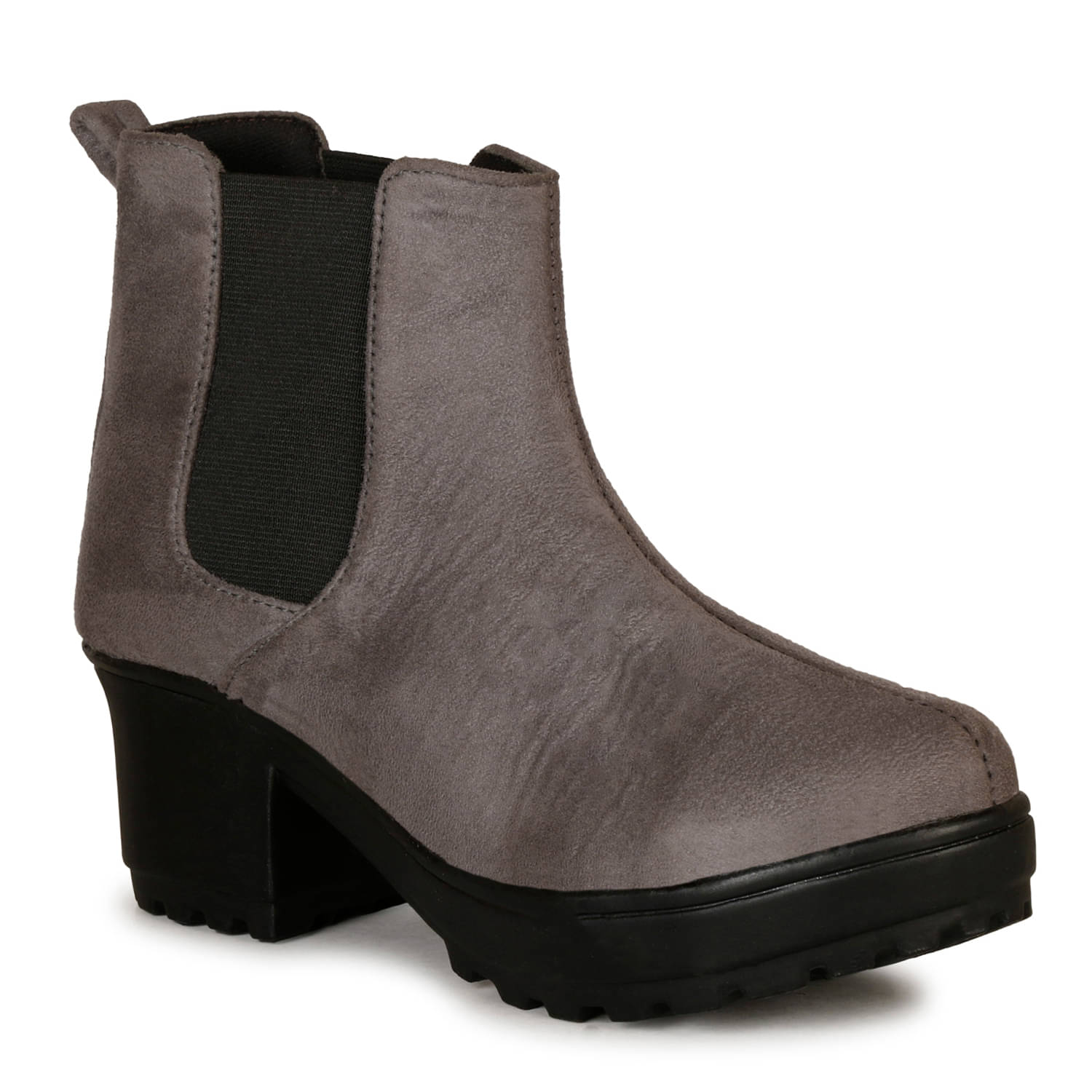     			Commander - Gray Women's Ankle Length Boots