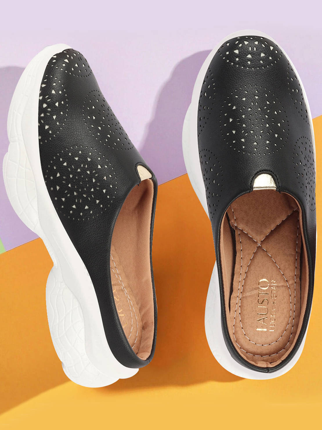 Fausto - Black Women's Slip On Fausto - Black Women's Slip On