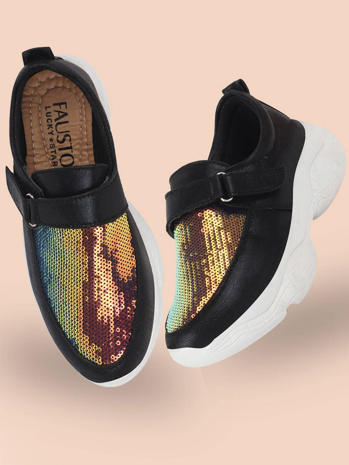    			Fausto - Black Women's Sneakers